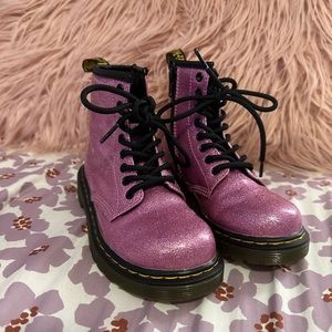 Girls Dr Martins size 12 (pink glitter)